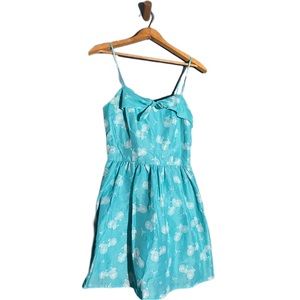 Bicycle print summer dress